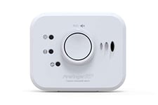 FireAngel Pro Connected Smart Carbon Monoxide Alarm for Home - FP1820W2‑R Wireless, Interlink, 10-Year Battery Carbon Monoxide Detector with App Compatibility - Portable, Travel CO Alarm - White