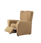 Zebra Textil Vega Housse de Fauteuil Relax élastique, Tissu, Beige