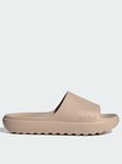 adidas Adilette Lumia Slides, Brown, Size 10, Men