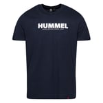 Hummel Legacy T-skjorte - Navy, størrelse X-Small