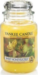 YANKEE Candle Large Jar SWEET HONEYSUCKLE 623 g SINGLE WICK 110 - 150 Hr BURN