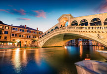 Evening cityscape of Venice