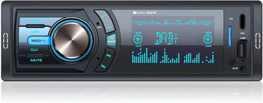 Autoradio Bluetooth 1DIN, DAB+/FM Tuner, 4x75W, USB/Micro SD, Charge 2.1A, Aux-in, Mains Libres, Micro Externe, Sortie RCA, Antenne DAB+, Profondeur 85mm, MP3/WMA/APE/FLAC/AAC