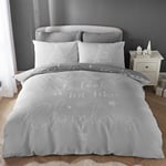 Catherine Lansfield A Lot Like Christmas Bedding Set- Double Grey