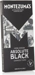 (4 PACK) Montezuma's ABSOLUTE BLACK 100% Cocoa Dark Chocolate Bar 90g