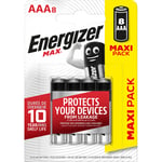 Energizer batteri max aaa 8pak