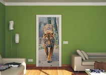AG Design fTV 0001 Violet-Panneau Mural Photo photomurals Tiger
