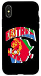 Coque pour iPhone X/XS Love Erythrée avec drapeau de l'Érythrée en Afrique Carte de la fierté érythréenne