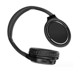 Casque Bluetooth, Casque pour musique, Bluetooth/câble enfichable/carte TF, Pliable, Noir