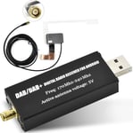 Adaptateur Dab/Dab + Usb Voiture, Dongle Dab Dans La Voiture Récepteur Radio Numérique Dab Clé Usb 2.0 Dab Avec Antenne Dab Pour Autoradio Android[YIN145140]