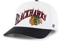 Chicago  Blackhawks 47 Brand Hitch White Wave NHL Snapback Cap