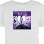 Barn-T-shirt | Bekväm T-shirt för Barn Fortnite vit 5-6 År