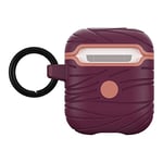 LifeProof Headphone Case for AirPods (1st Gen 2016/2nd Gen 2019),Shockproof,Drop proof,Ultra-Slim,Scratch and Scuff Protective Case for Apple AirPods,Includes Carabiner,Sustainably made,Dark Purple