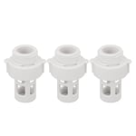 Connecteur de bouchon de vidange de tuyau de piscine, adaptateur de tuyau de piscine, bouchon de Drainage d'eau pour piscines rondes Intex 10184, filetage de 25mm, 3 pi&egrave;ces