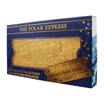 The Polar Express 24k Gold Plated Train Ticket