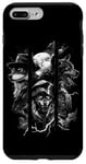 Coque pour iPhone 7 Plus/8 Plus Loup Alpha Loup-garou Meme Male Art Artwork Werewolf Wolf