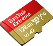 SanDisk Extreme 128GB Micro SD XC UHS-I U3 A2 V30 UK Post