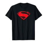 Superman Man of Steel Red Glyph T-Shirt