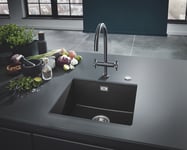 Grohe K700 Kjøkkenvask for underliming 533x457 mm, Sort Granitt kompositt - 31654AP0