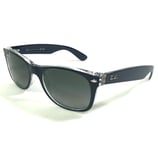 Ray-Ban Sunglasses RB2132 NEW WAYFARER 6053/71 Navy Blue Clear Frame Gray Lenses