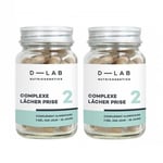 D-LAB Nutricosmetics Complexe Lacher Prise Stress Relief Complex Food Supplement, 2 Months