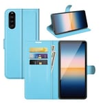 Sony Xperia 10 Iii      PU Wallet Case    [Lightblue]