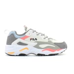 Fila Ray Tracer Womens White/Grey Trainers - Multicolour - Size UK 4.5