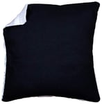 Kit dos de coussin sans fermeture - noir