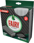 Addis Fairy Platinum Non Scratch Griddle Mate Dual Scourer for Oven Racks,... 