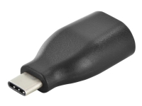 ASSMANN - USB-adapter - USB typ A (hona) till 24 pin USB-C (hane) - USB 3.0 - formpressad - svart
