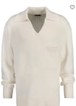 GANT Mens Sweater Jumper Cream NEW BNWT Size 2XL  Relaxed Slub V Neck RRP  £180