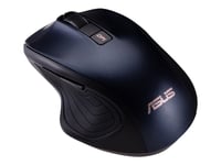 Asus Mw202 - Mus - Optisk - 6 Knappar - Trådlös - 2.4 Ghz - Trådlös Usb-Mottagare - Night Blue - För Asuspro P1  P2  P3  Expertbook B9  P2