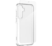 ZAGG Defence Galaxy A55 Clear Case & Screen Protector Bundle - Clear, Clear