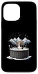 iPhone 13 Pro Max Cool Beagle in Hot Tub Case