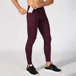 Legging De Sport Moulant Avec Poche Pour Homme,Pantalon De Compression,Coupe Sèche,Course À Pied,Crossfit,2023