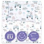 Totsy Baby Housse de Couette Enfant 90 x 120 cm - parures de lit Enfants taie Oreiller 60 x 40 cm en Coton Afrique