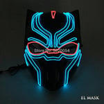 Carnival LED-naamio Hehkuva Halloween-juhlanaamio Rave-naamio Carnival Party -asu DJ Party Light Up Masks Anime Cosplay Rekvisiitta