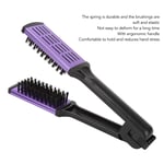 Clamp Flat Brush Double Sided Hair Straightening Artificial Bristle Splint F GF0