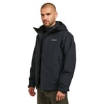 Berghaus Mens Stormcloud Prime 3-in-1 Waterproof Jacket with Adjustable Hood - Black material_polyester - Size Medium