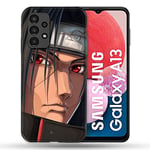 Cokitec Coque pour Samsung Galaxy A13 / A04S Manga Naruto Itachi Visage Multicolore