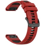 Silikonarmbånd for Garmin Fenix 8 47mm - Rød