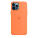 Coque en silicone avec MagSafe pour iPhone 12 Pro Max Orange - Neuf