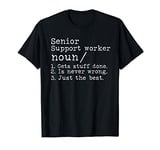 Mens Senior support worker colleague gift present T-Shirt