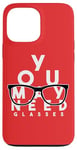 Coque pour iPhone 13 Pro Max Funny You May Need Lunettes d'opticien Humour Vision 20/20