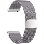 Garmin Vivomove Style milanese stainless steel watch strap - Sil Silvergrå