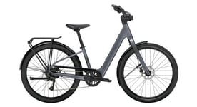 Velo de ville electrique trek verve  1 lowstep lt 250wh shimano acera 8v gris 2024