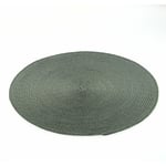 Secret De Gourmet - Lot 6x Set de table Tressé Rond - Diam. 38 cm - Diam. 38 - Gris