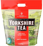 Taylors of Harrogate Yorkshire 1040 Tea Bags - 3.25kg Catering Bulk Pack, Black