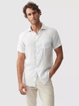 Rodd & Gunn Palm Beach Linen Slim Fit Short Sleeves Shirt