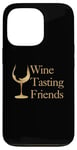 iPhone 13 Pro Gold Wine Glass Wine Tasting Friends Case